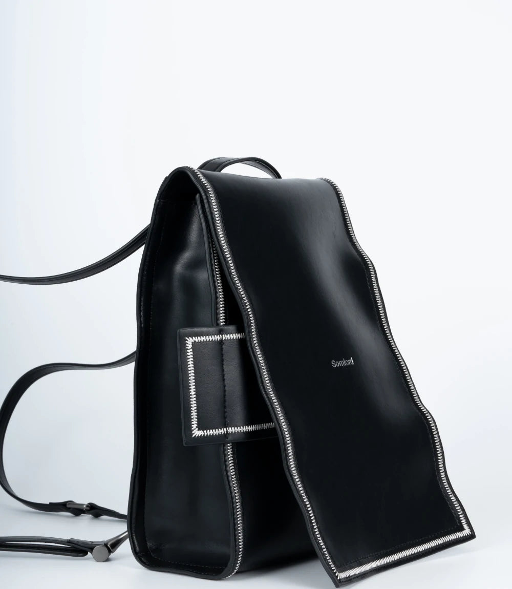 Convertible Leather Backpack with adjustable straps – designed for both practicality and modern fashion.
