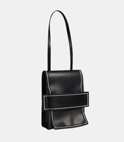 Convertible Leather Mini Backpack – minimalistic and stylish, featuring a dual-carry function for backpack or shoulder wear.
