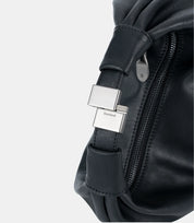 Minimalist styling with the Slouchy Cloud Hobo Bag – a soft leather silhouette complementing neutral and classic outfits.