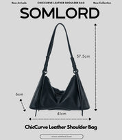 SOMLORD ChicCurve Leather Shoulder Bag Specification